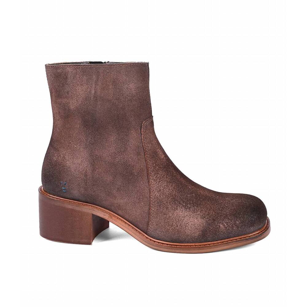 NEW ROAN women's notice bootie in grey suede rust